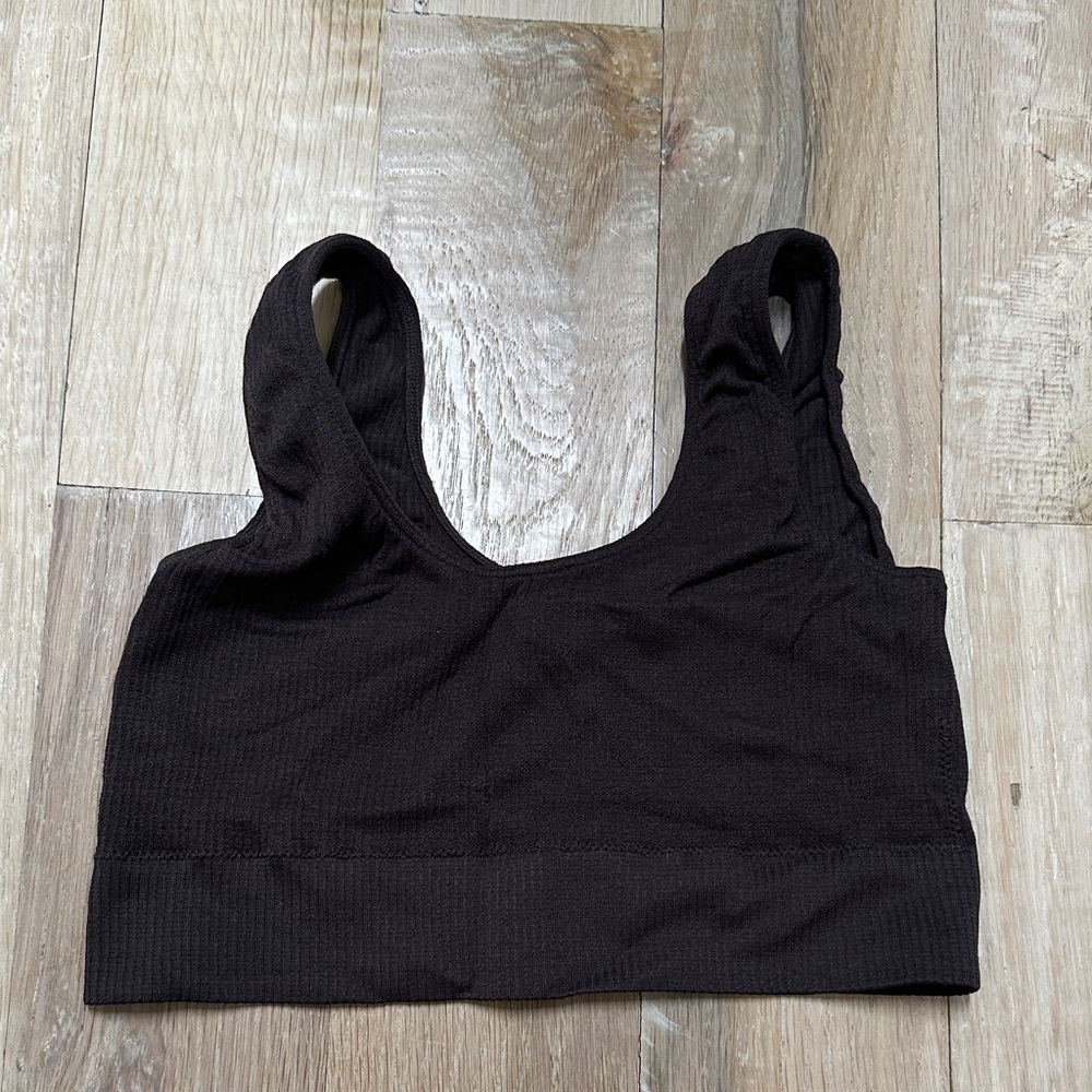 SKIMS dark brown bralette
